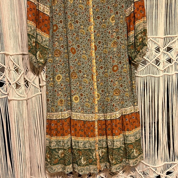 NWT Spell Lady Untamed Button Through Midi in Matcha size small - Picture 12 of 16